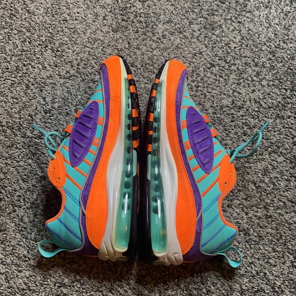Nike Air Max 98 QS 'Cone' (2018) Size 9.5M - Picture 2 of 7
